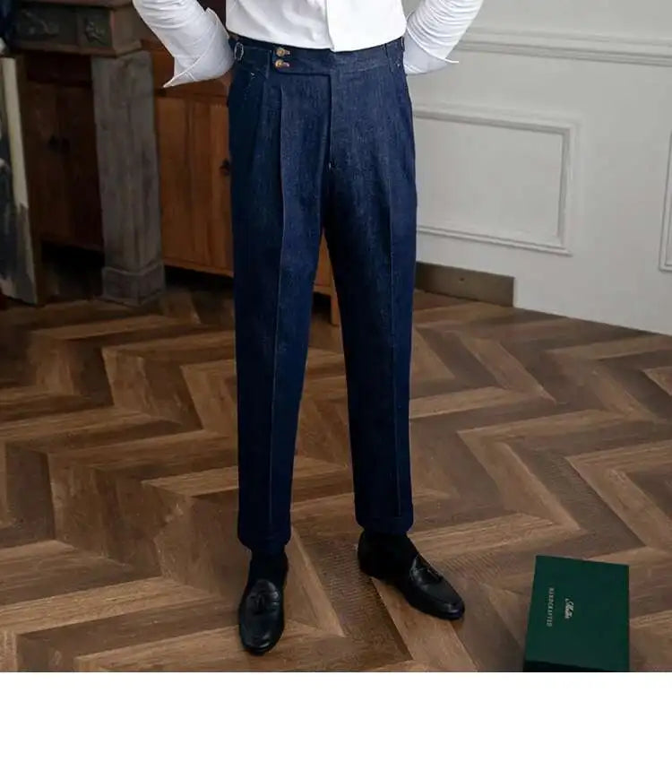 High-Quality Italian Business Dress Pants for Men