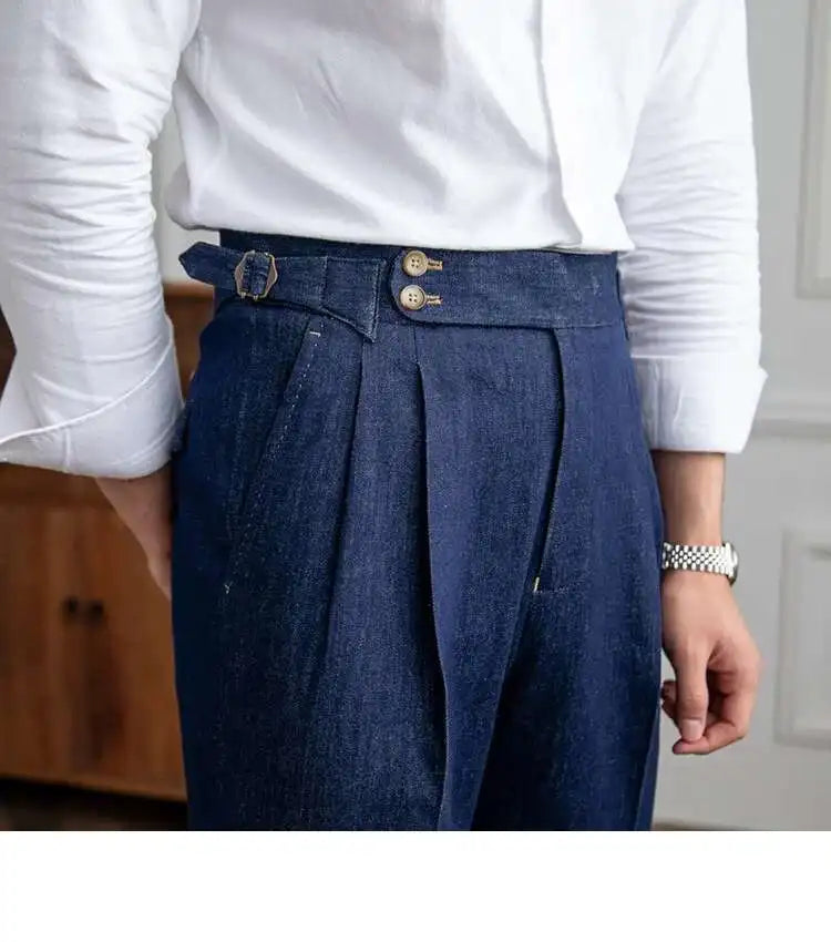 High-Quality Italian Business Dress Pants for Men