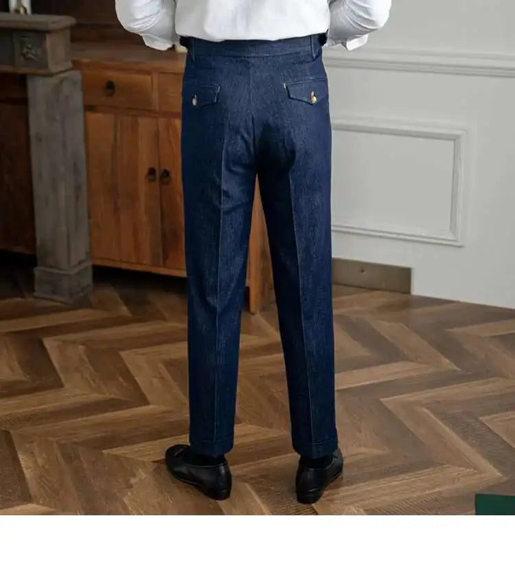 High-Quality Italian Business Dress Pants for Men